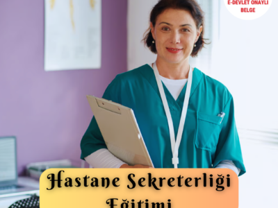 Hastane Sekreterliği Eğitimi Sertifika Programı İçin Sağlık Kurumunda Çalışan Tıbbi Sekreter