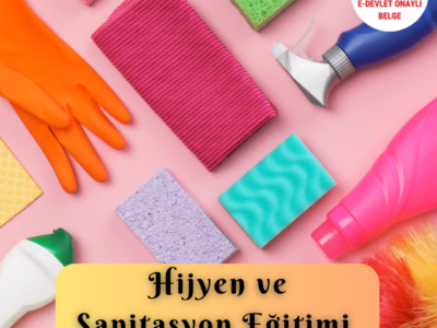 Hijyen Ve Sanitasyon Eğitimi Sertifika Programı İçin Temizlik Ve Hijyen Malzemeleri